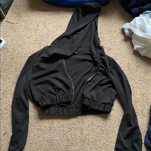 Shein Cropped Zip up Jacket